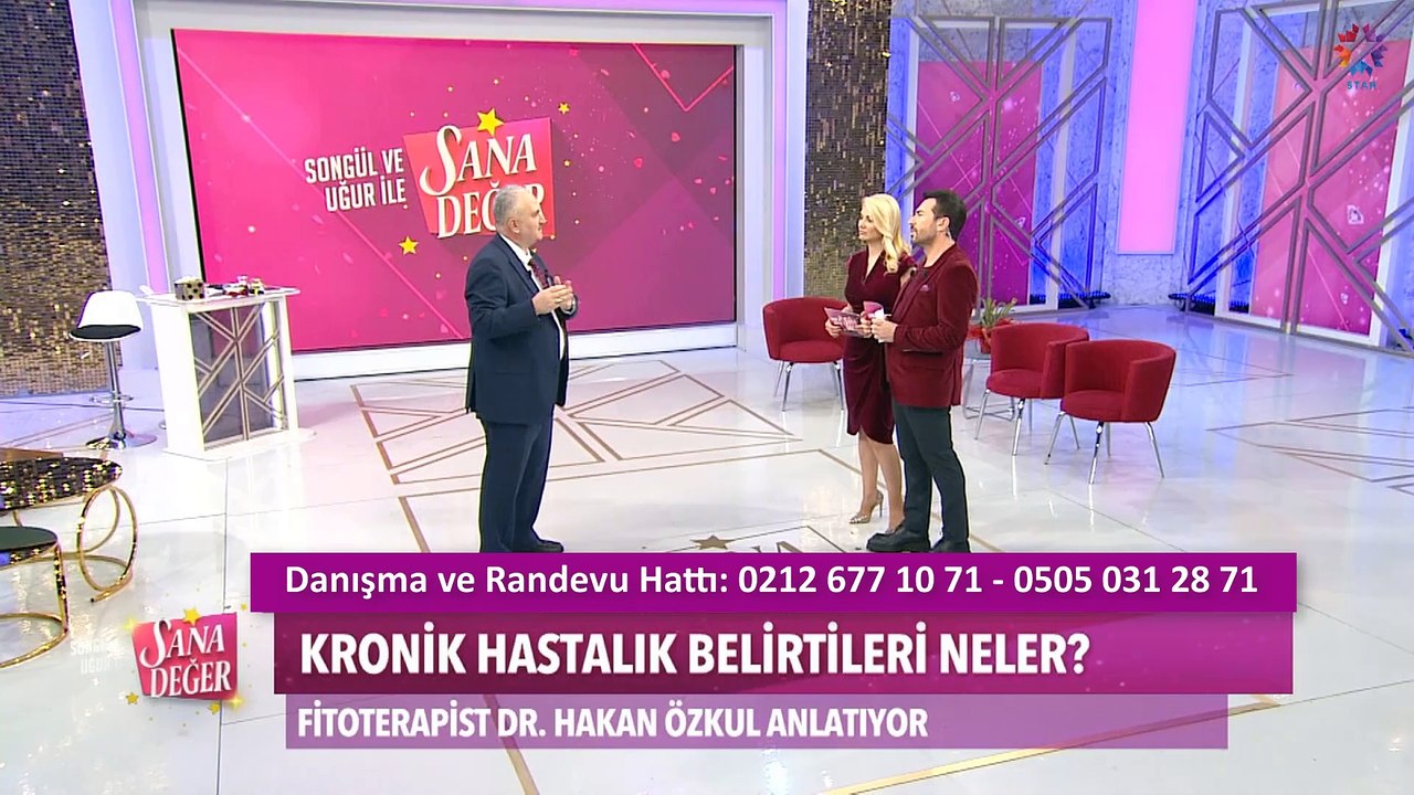 Dr Hakan Özkul Songül Karlı ve Uğur Arslan'ın sunduğu Sana Değer programında fitoterapi ve kronık hastalıklar