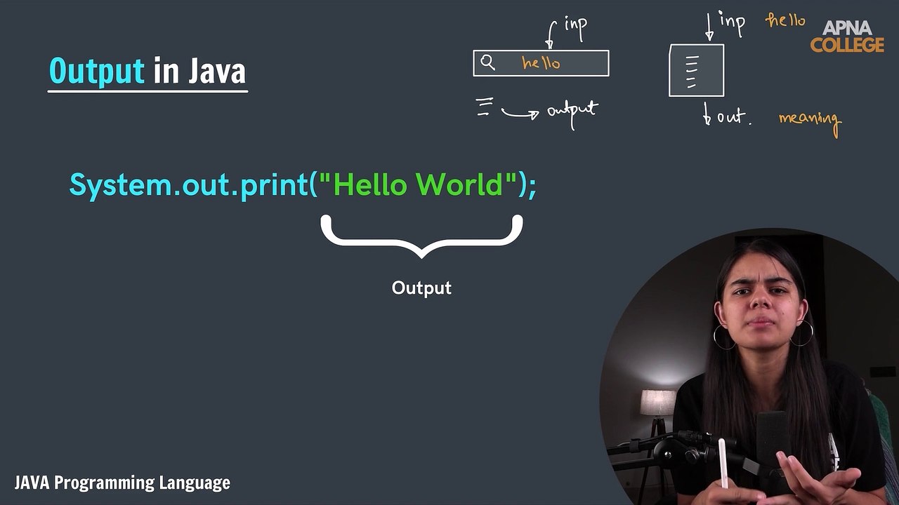 16. Output in Java