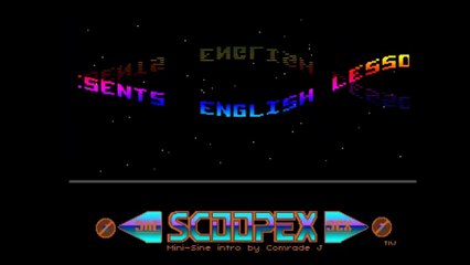Amiga Cracktro English Lessons By Scoopex (1989)