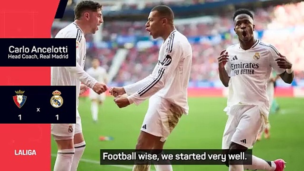 Ancelotti backs Bellingham over Osasuna red card row