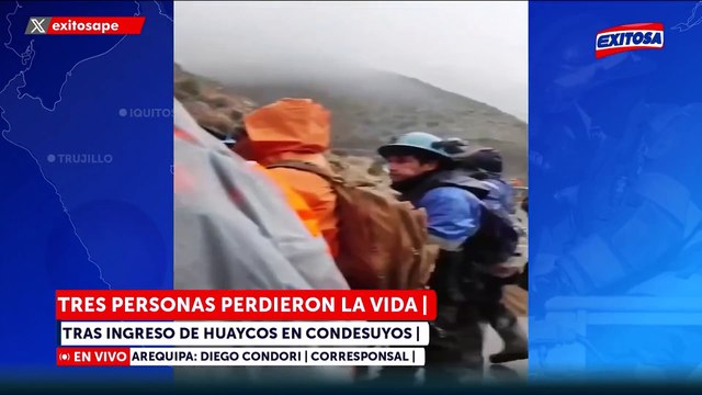 Arequipa: Huaicos dejan tres fallecidos en Condesuyos