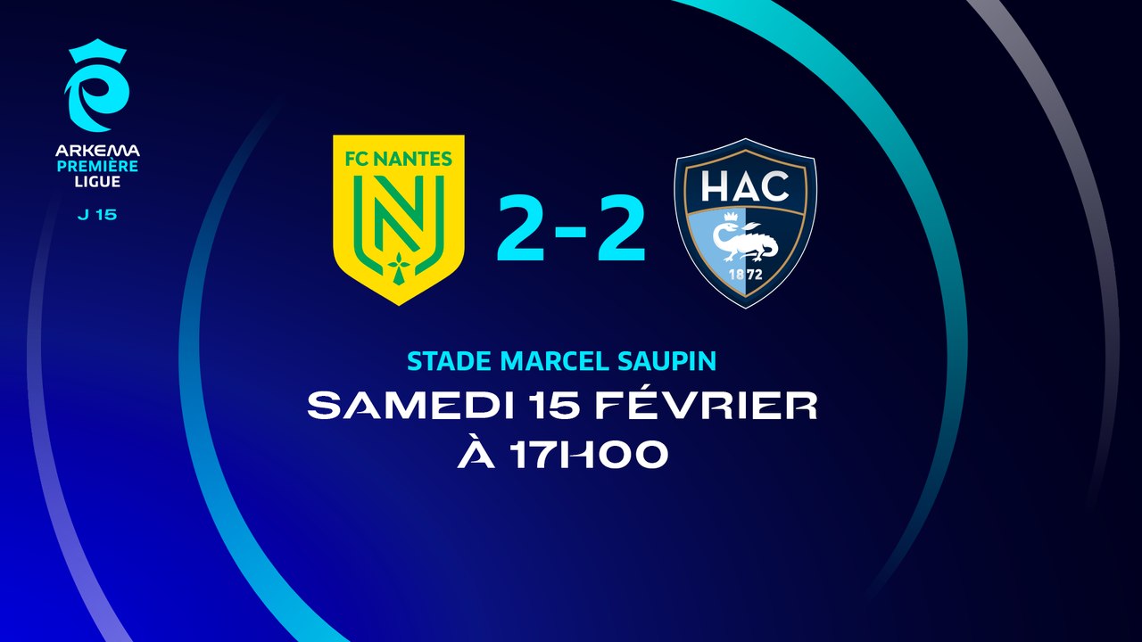 J15 I FC Nantes - Havre AC (2-2)