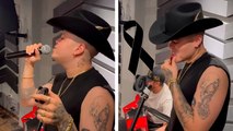 Zair Guette, cantante de regional mexicano, ensaya en su último TikTok antes de ser asesinado en Colombia