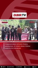 Pembangunan Gedung Pemda Mangkrak, LPI Demo Dinas Perkim Kabupaten Sukabumi