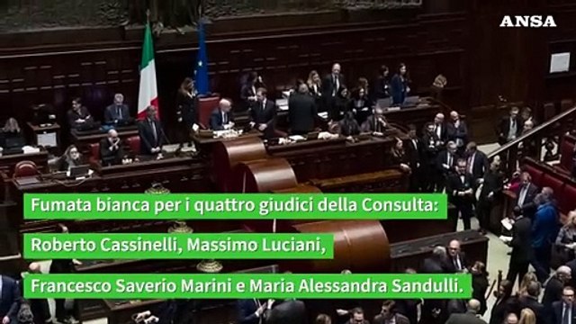 Eletti i giudici della Corte Costituzionale