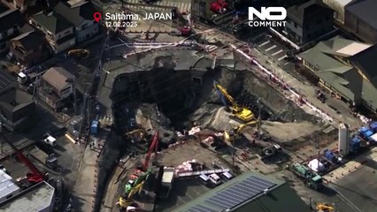 NO COMMENT: Saitama, en Japón, levanta las restricciones tras el gigantesco agujero