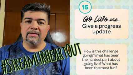 "Stream UR Heart Out" challenge, day 15