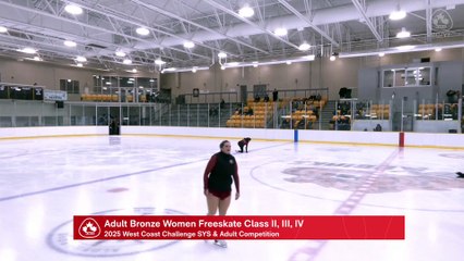 Bronze Women Freeskate  II, II, IV - 2025 West Coast Challenge