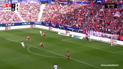 الدوري الاسباني ملخص اوساسونا ضد ريال مدريد