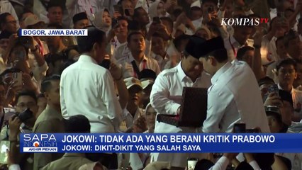 Sebut Prabowo Presiden Terkuat di Dunia, Jokowi: Tidak Ada yang Berani Beri Kritik