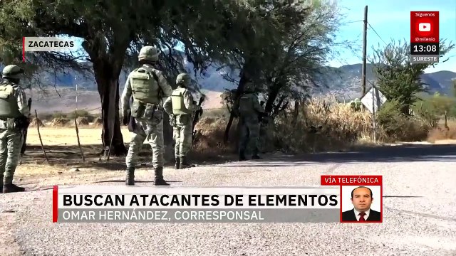 Militares implementan un operativo en Zacatecas tras ser agredidos; buscan a sus atacantes