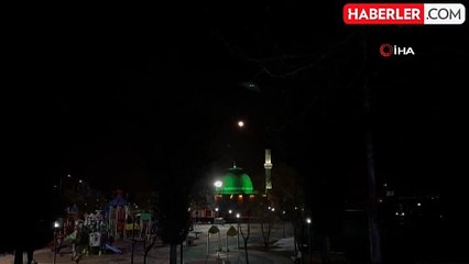 Elazığ'da Dolunay Görsel Şölen Sundurdu