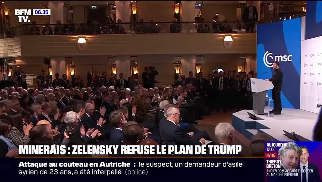Volodymyr Zelensky refuse la proposition d'accord de l'administration Trump sur les minerais ukrainiens