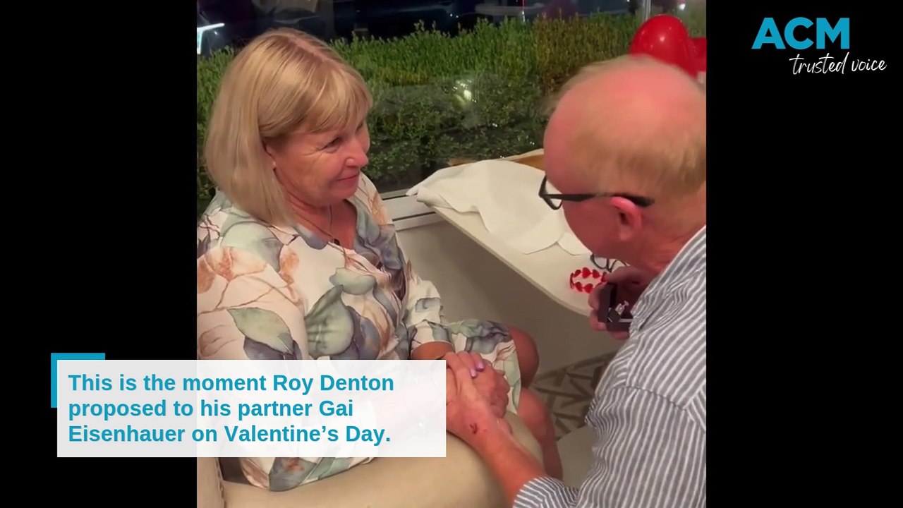 See the moment Roy Denton proposed to his partner Gai Eisenhauer