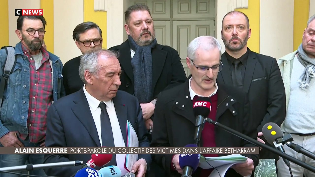 Affaire Bétharam : François Bayrou a rencontré le collectif des victimes