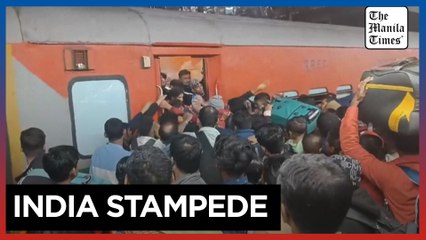18 dead in India stampede to catch trains to Hindu mega-festival