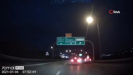 Bursa\'da kaza geliyorum dedi! Otobanda ters yönden...