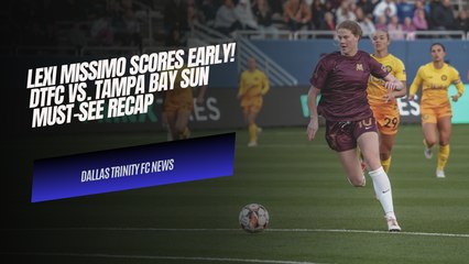 LEXI MISSIMO SCORES IN 4 MINUTES | DTFC vs. Tampa Bay Sun FC THRILLER!