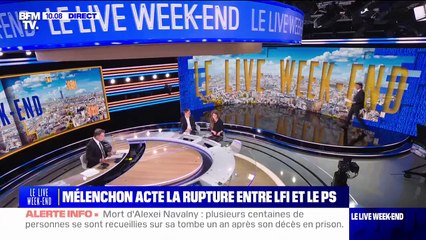 "Nous devons tourner la page d'une alliance toxique": Jean-Luc Mélenchon acte la rupture entre LFI et le PS