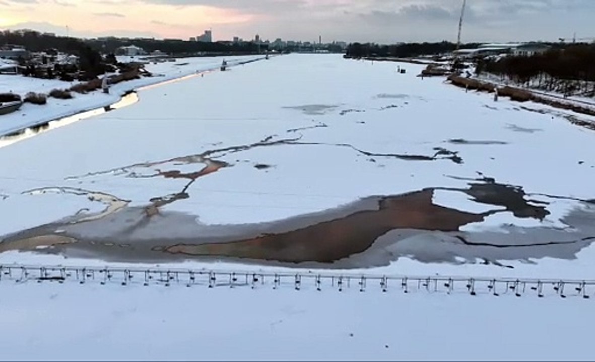 Jezioro Maltańskie zimą Poznań