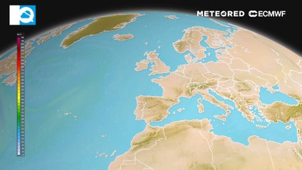 Un chorro polar muy ondulado traerá algunas lluvias y temperaturas anómalas a España