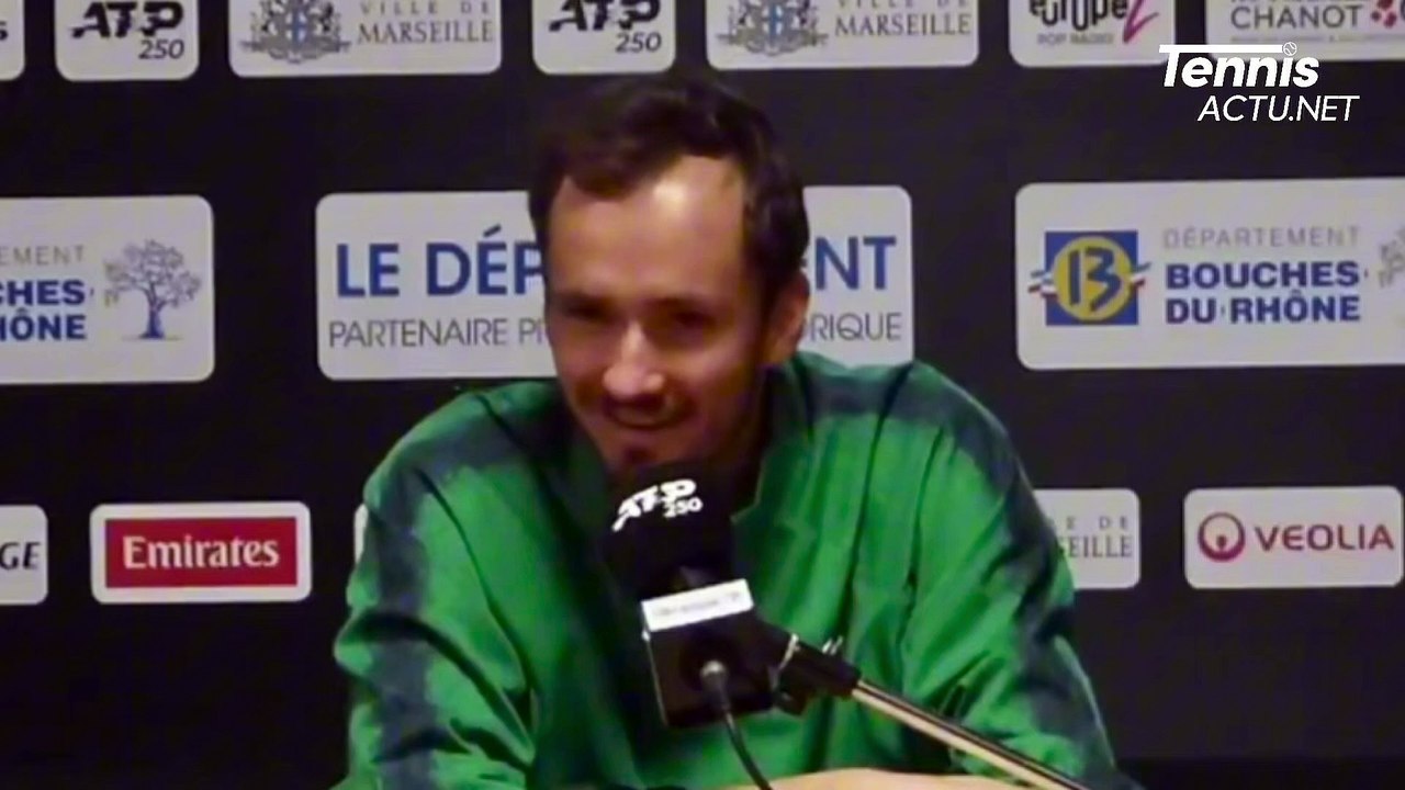 Tennis - Open 13 - Marseille 2025 - Daniil Medvedev sur l'affaire Sinner : "J'espère que les joueurs pourront négocier"