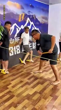 Screaming Chicken Blindfolded Beating Man Challenge🤣Funny Video