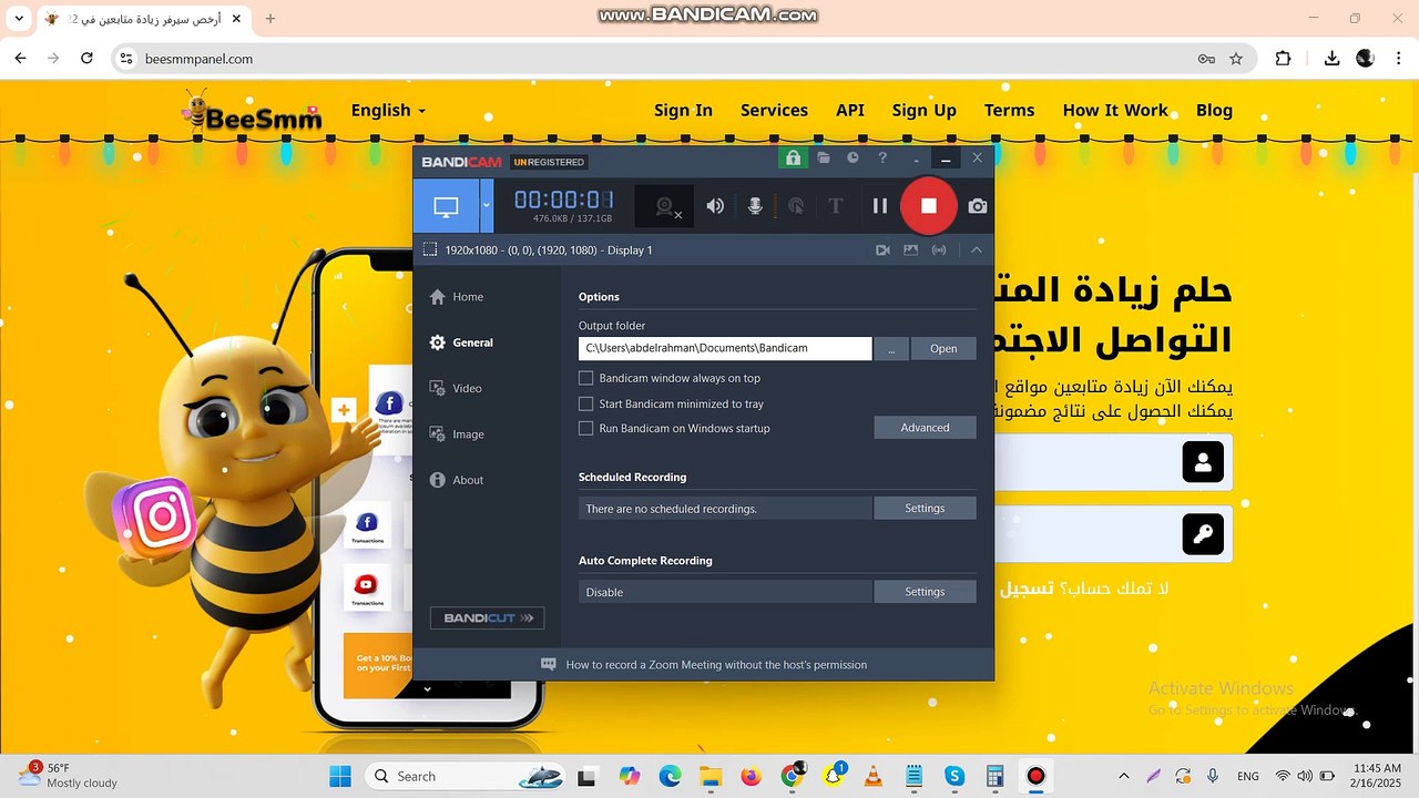 شرح خدمه انستقرام مشاهدات لموقع beesmmpanel