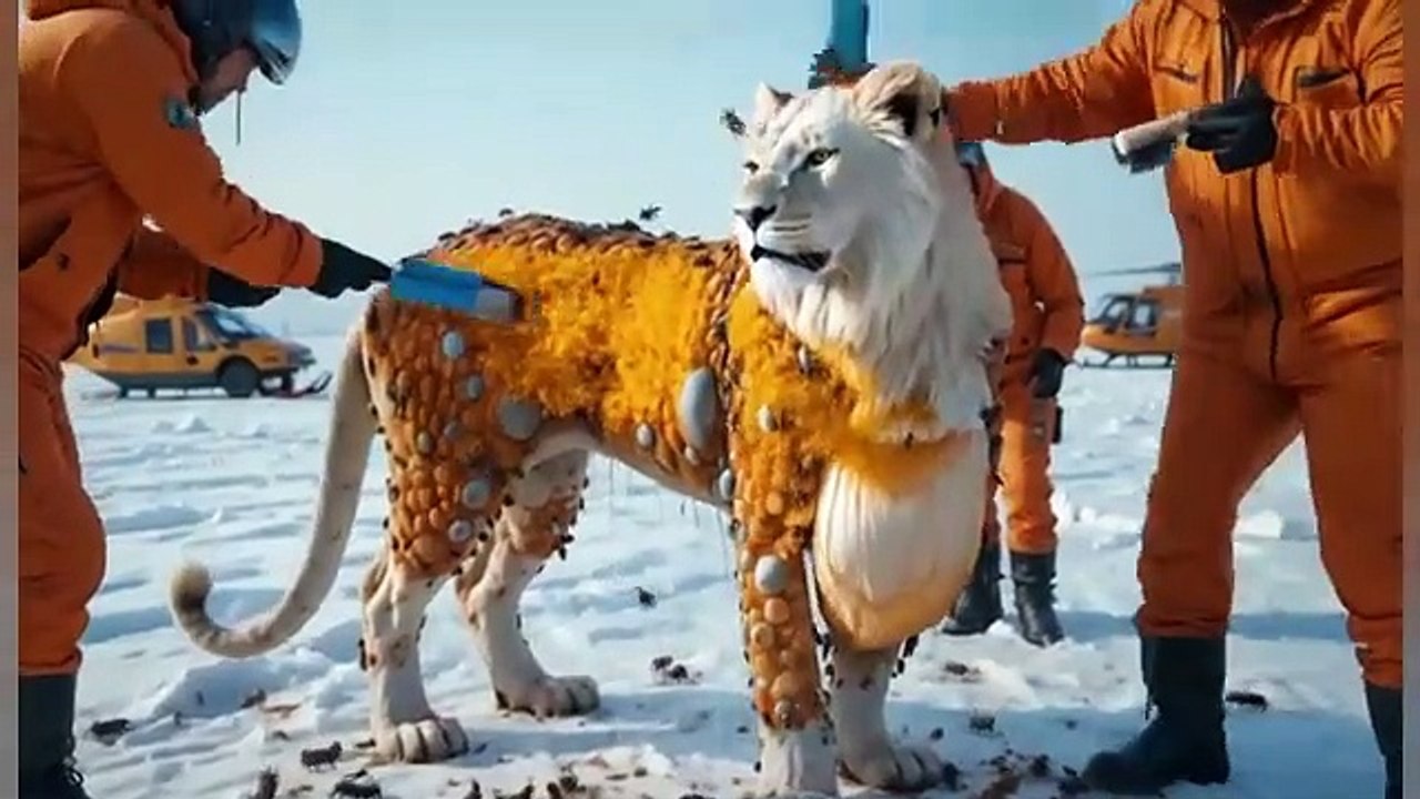 Pregnant White Lioness Gives Birth After Rescue from Millions of Parasites and Barnacles | Incredible Wildlife Story