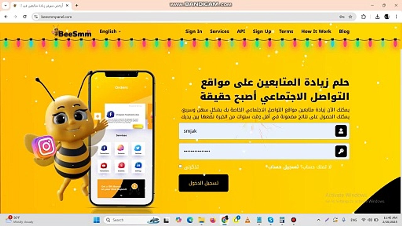 شرح خدمه انستقرام مشاهدات لموقع beesmmpanel
