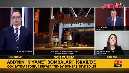 ABD'nin metali delip geçen 'ağır' MK-84 'kıyamet bombaları' İsrail'e ulaştı!