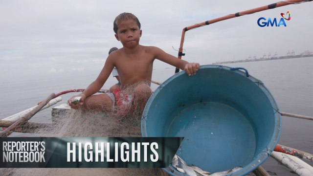 10-anyos na bata, sumisisid sa dagat para kumita ng 50 pesos | Reporter’s Notebook