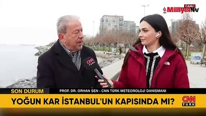 İstanbul'a 3.5 gün sürecek kar geliyor! Prof. Dr. Orhan Şen tarih verip İstanbulluları uyardı