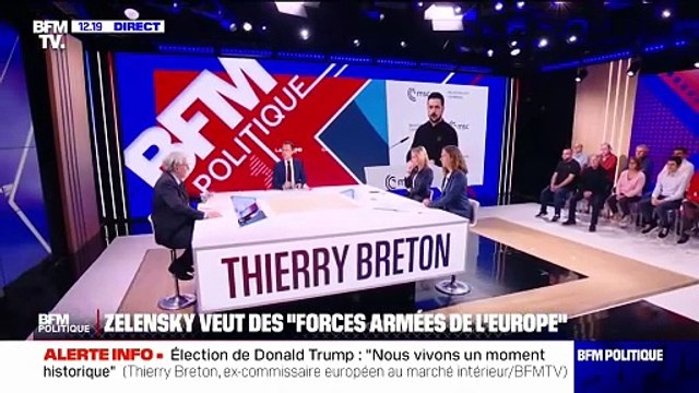 Guerre sur le sol de l'UE: Tout est crédible , assure Thierry Breton (ancien commissaire européen)