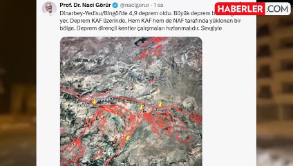 Bingöl'deki deprem sonrası Naci Görür'den uyarı