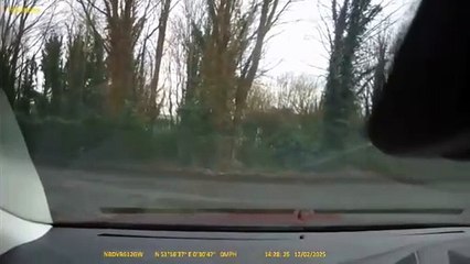 Bizarre dashcam video shows moment teen threw himself on pensioner's car