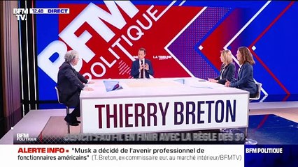 Réunion sur la sécurité européenne: Thierry Breton salue “une excellente initiative”