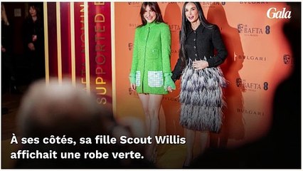 GALA VIDEO - Demi Moore et Scout Willis : mère et fille comme des jumelles à la soirée des pré-BAFTA