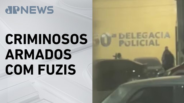 Bandidos invadem delegacia no RJ em tentativa de resgatar chefe do tráfico