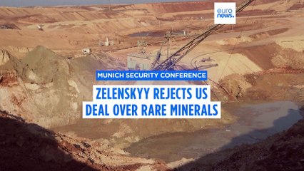 Ukraine's president rejects deal with US over rare minerals