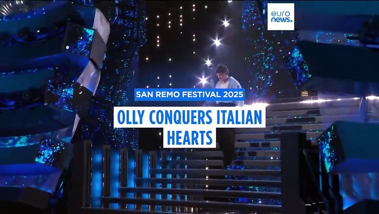 Olly conquers hearts with 'Bittersweet Nostalgia' at Italy's Sanremo festival