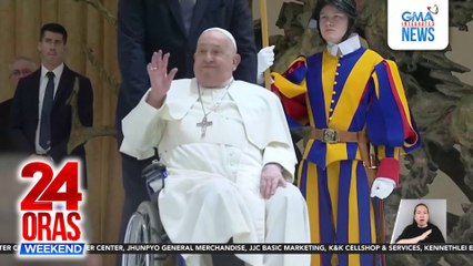 Pope Francis, mas bumubuti na ang lagay matapos magka-respiratory tract infection, 'patuloy na nagpapagaling | 24 Oras Weekend