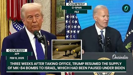 Trump Sends ‘Deadly’ MK-84 Bombs To Israel | All About The 900 Kg Deadly Munition From Us To Israel