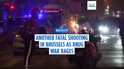 Another shooting in the centre of Brussels as drug gang war rages