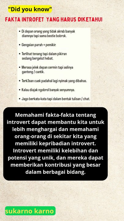 Apa itu Introvert