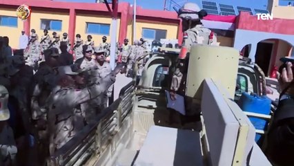 الفريق أحمد خليفة رئيس أركان حرب القوات المسلحة يتفقد إجراءات التأمين على الاتجاه الاستراتيجى الغربى