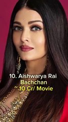 Highest Paid Indian Actress #Aishwarya #Deepika #Alia #Priyanka