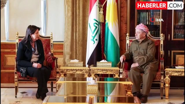 DEM Parti Heyeti, KDP Lideri Barzani ile Görüştü