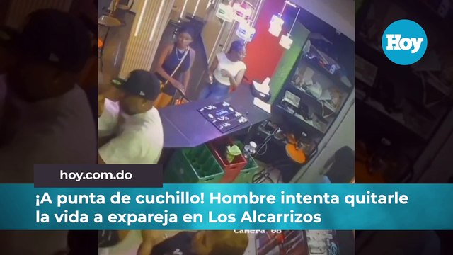 ¡A punta de cuchillo! Hombre intenta quitarle la vida a expareja en Los Alcarrizos