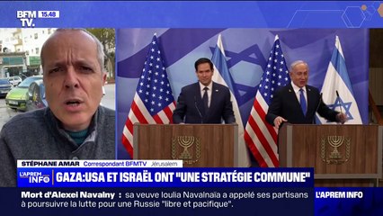 Gaza: les États-Unis et Israël ont "une stratégie commune"